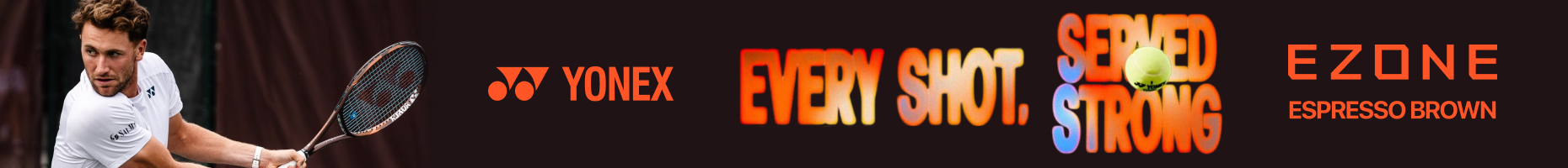 Yonex EZONE Tennis Racquets banner