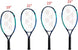 onexJr-RedFelt Yonex Junior Sky Blue Tennis Racquet Prestrung bundled w 3 Red FeltTennis Balls b
