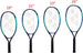 YonexJr-RedFoam Yonex Junior Sky Blue Tennis Racquet Prestrung bundled w 3 Red Foam Tennis Balls b