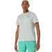Asics Men's Court Short Sleeve Tops - Cold Moss