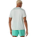 Asics Men's Court Short Sleeve Tops - Cold Moss back