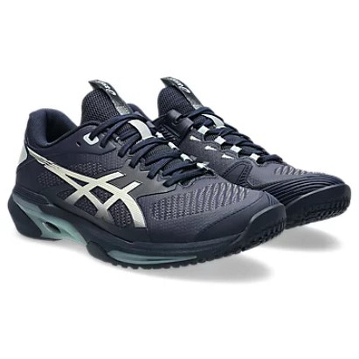 Asics Men's Solution Speed FF 4 OC Shoes (Midnight/Ivory)