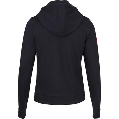 Babolat Women's Exercise Hooded Tennis Training Sweatshirt (Black/Black)