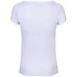 Babolat Girl's Play Cap Sleeve Tennis Tee (White/White)