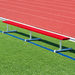 Athletic Court and Field Benches without Backrests - scarlet red
