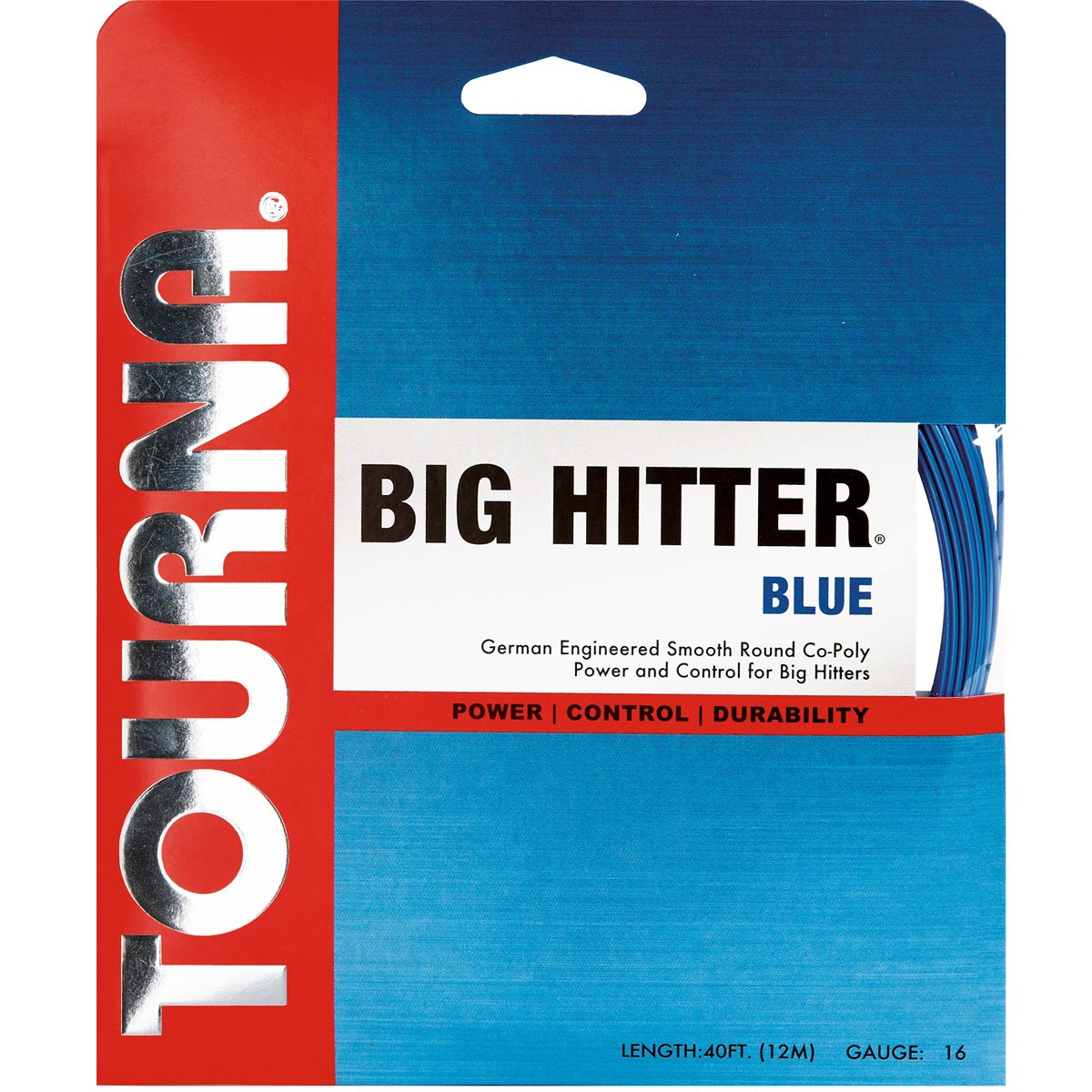BHB-17 Tourna Big Hitter Blue 17g Tennis String (Set)