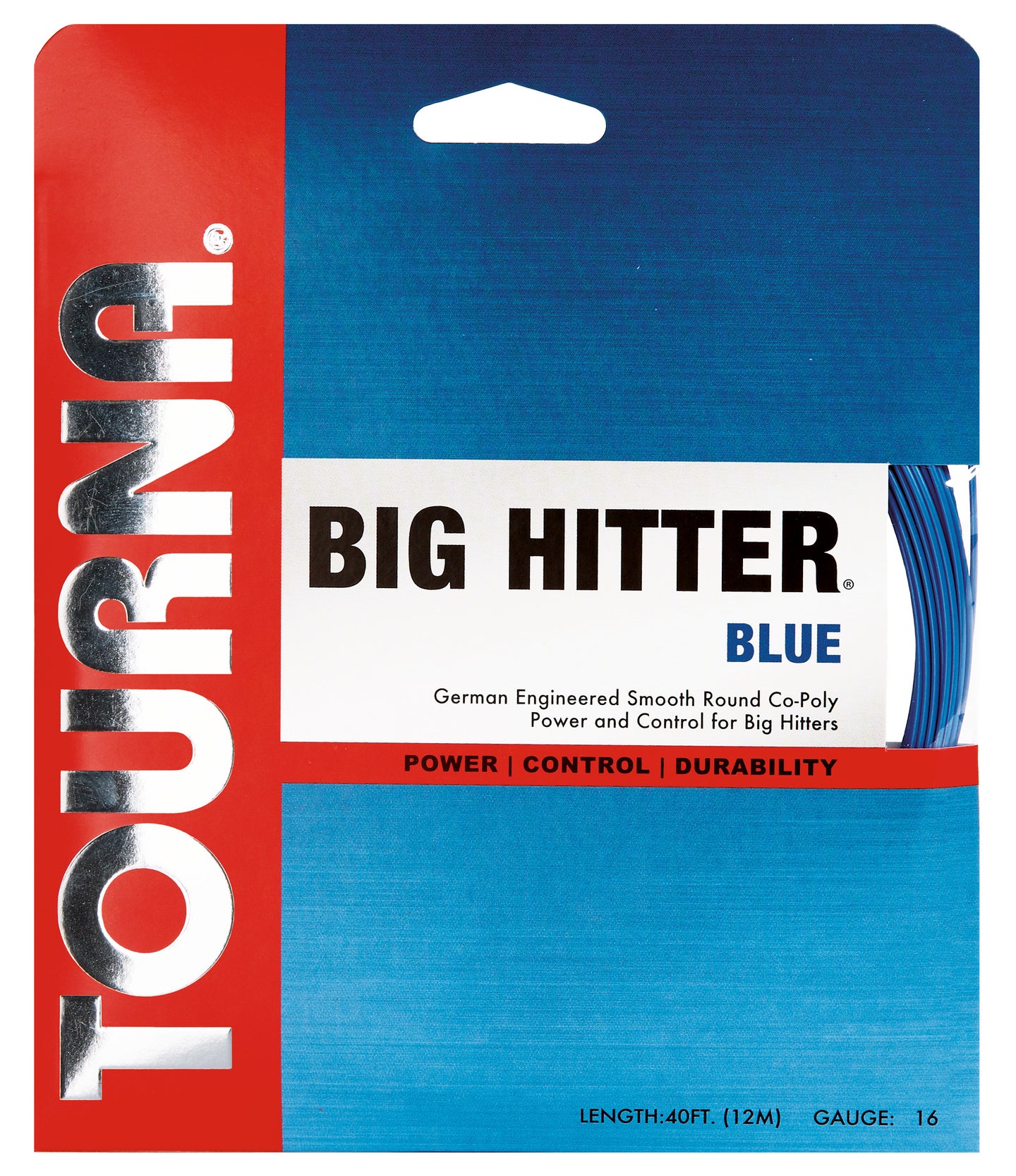 Tourna Big Hitter Blue 16g Tennis String (Set)