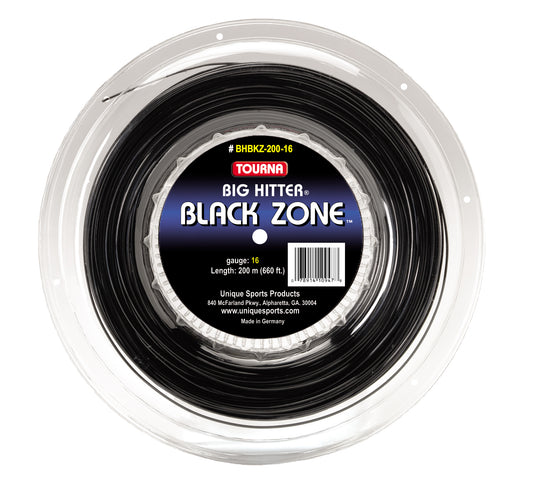 Tourna Big Hitter Black Zone 18g Tennis String (Reel)