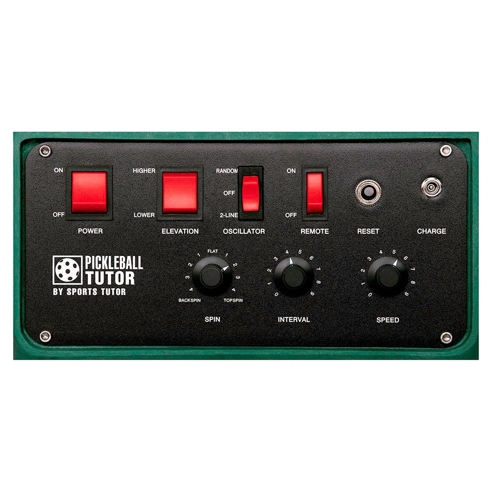 The Pickleball Tutor Plus Portable Ball Machine (Random Oscillation)