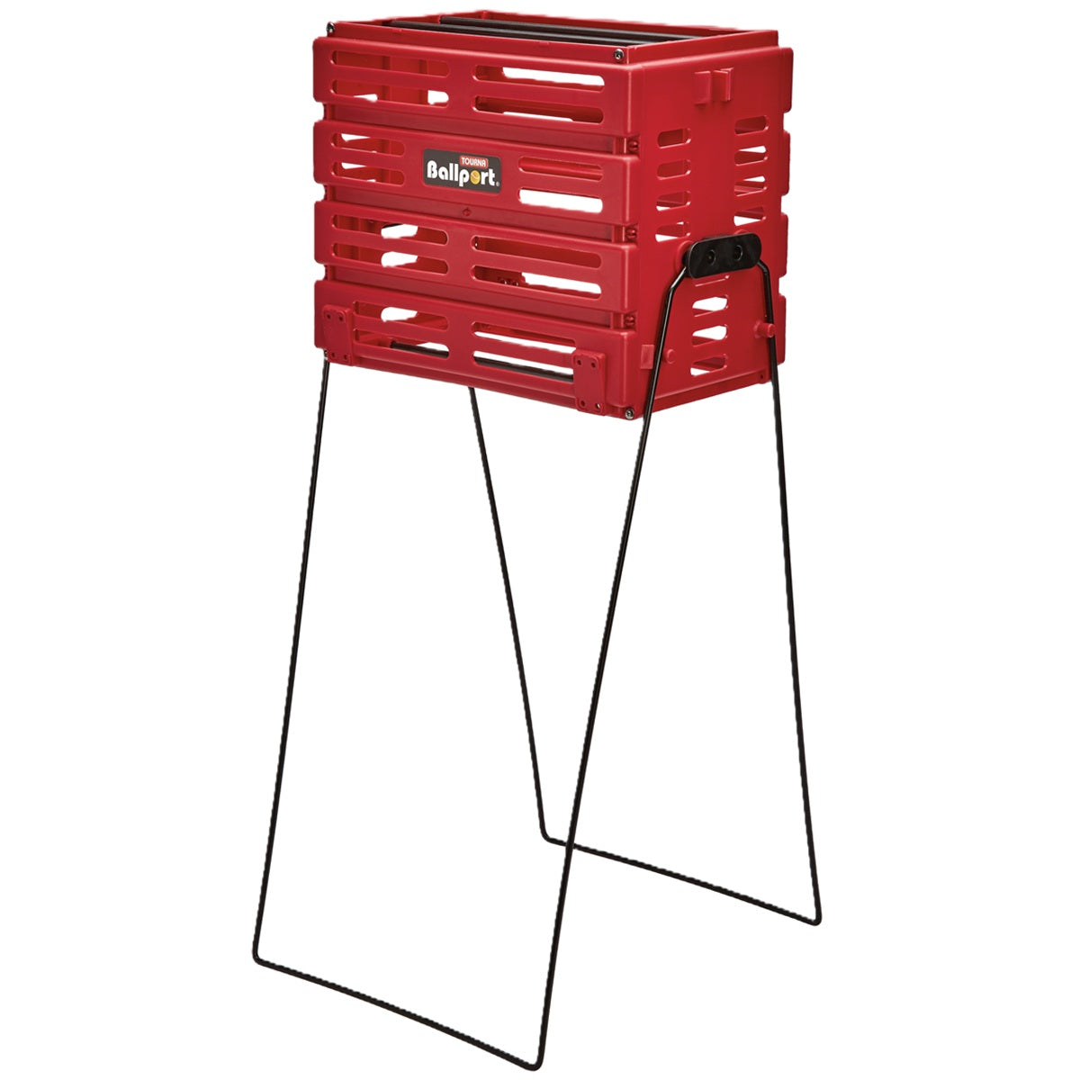 bp-80-r Tourna Ballport 80-Ball Tennis Ball Hopper (Red or Blue)