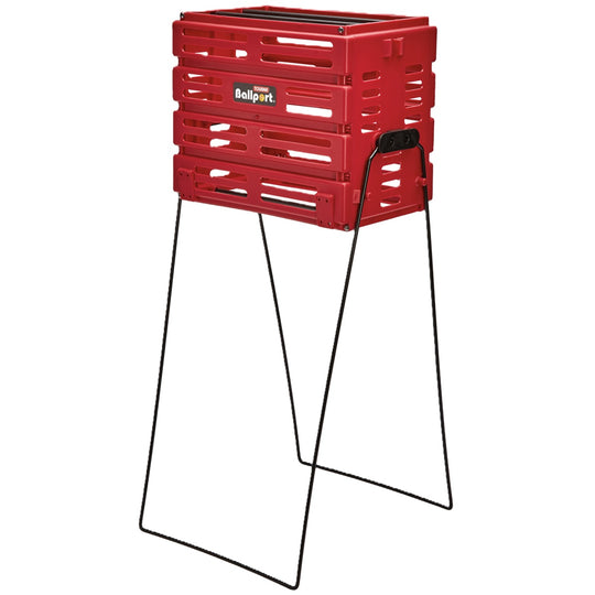 bp-80-r Tourna Ballport 80-Ball Tennis Ball Hopper (Red or Blue)