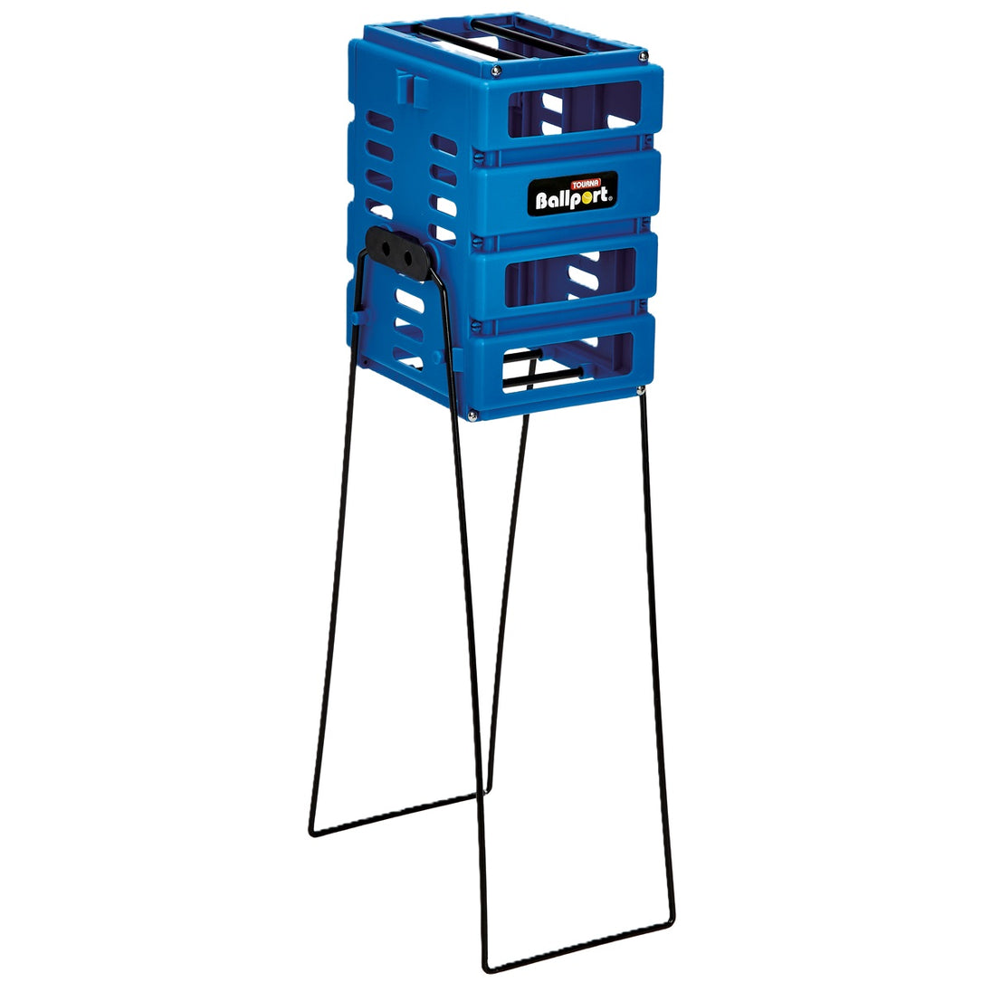 BP-M-Blue Tourna Ballport Mini 36-Ball Tennis Ball Hopper (Red, Blue or Black)