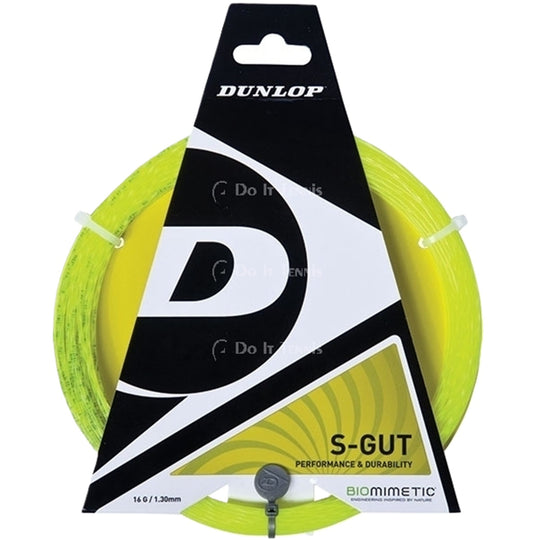 624608-17g-Blue Dunlop S-Gut 17g Tennis String (Set)