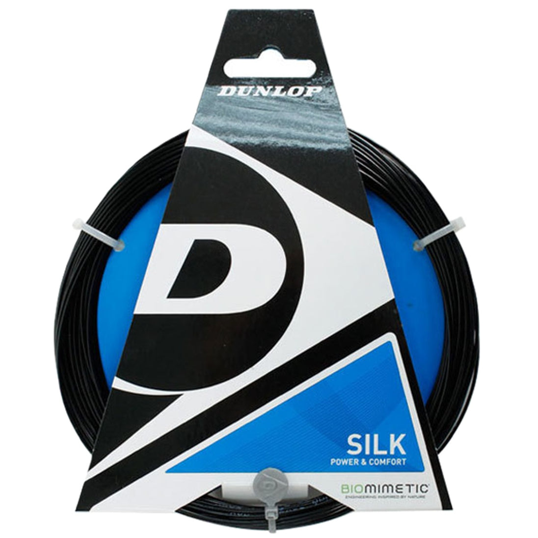 T624680-Clear Dunlop Silk 16g Tennis String (Set)