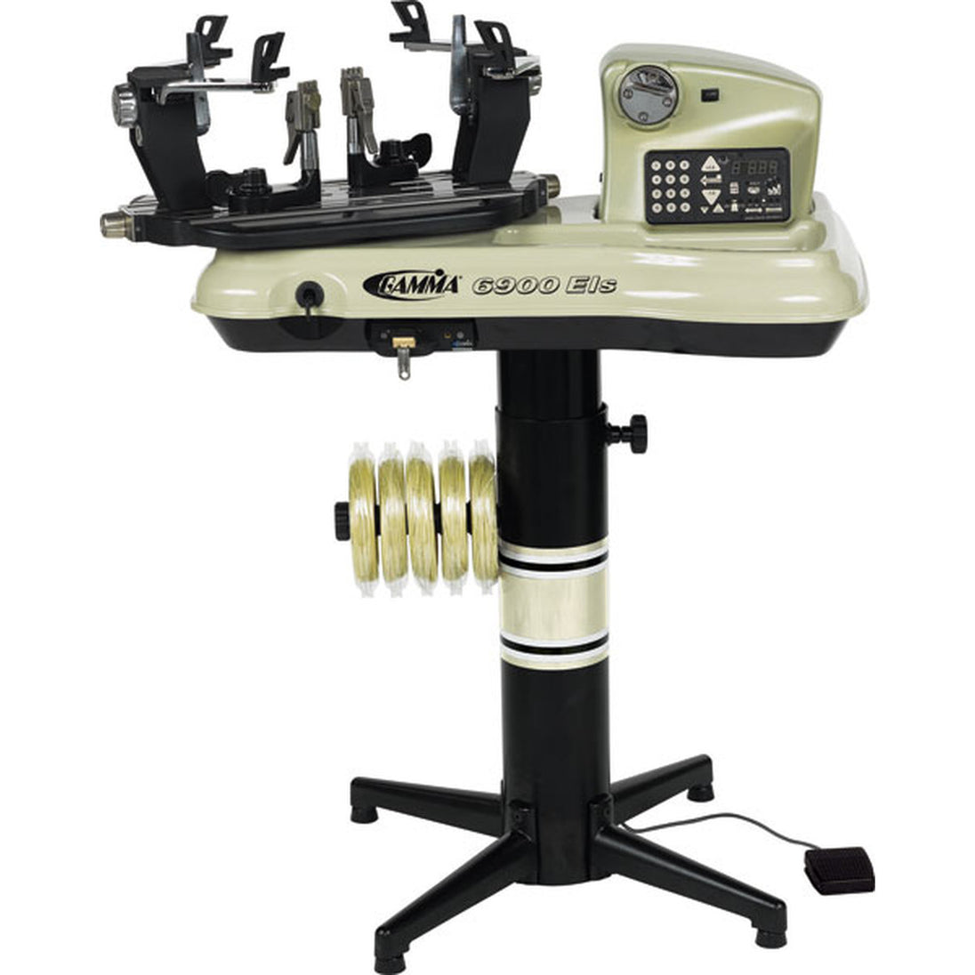 Model Default String Machine GAMMA 6900 ELS 6pt Self-Centering Universal Stringing Machine