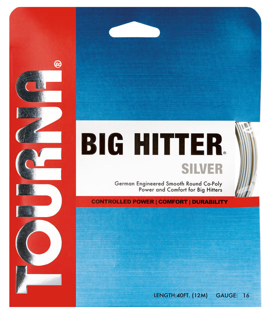 Tourna Big Hitter Silver 18g Tennis String (Set)
