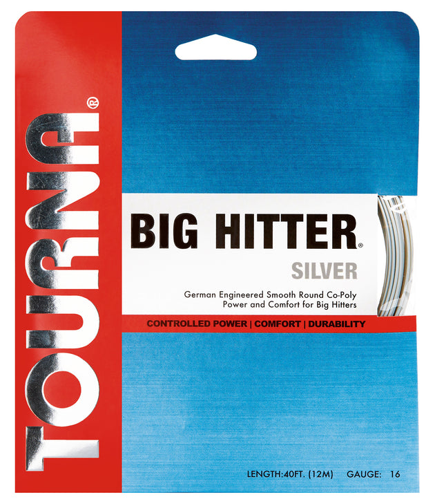 Tourna Big Hitter Silver 17g Tennis String (Set)