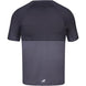 Babolat Men's Compete Crew Neck Tennis Tee w/ UPF 50+ Performance Polyester  (Black/Magnet)