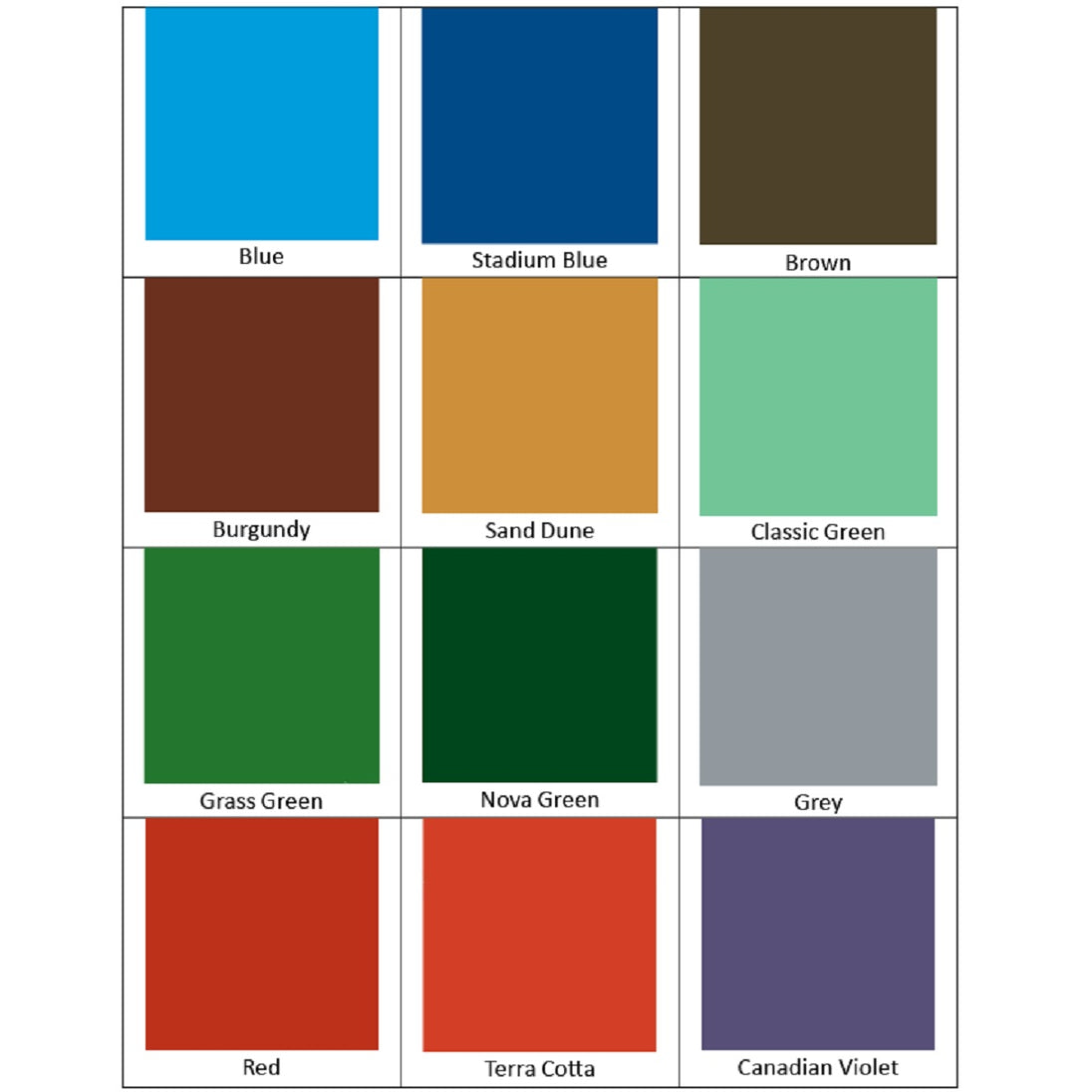 NovaPlay Heavy Duty Tennis Court Surfacing  - Paint Colors