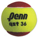 Penn QST 36 Red Felt Training Tennis Balls (3 Balls)