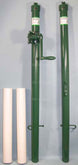 101-241 Har-Tru Pickleball/Paddle Net Post with Sleeves (2 3/8 Inch OD)