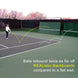 OnCourt OffCourt REAListic Straight-Tilt Tennis Backboard 8'H x 8'W