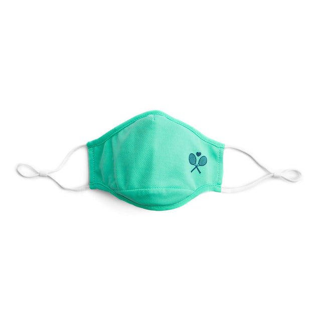 Ame & Lulu Tennis Cool Fit Face Mask (Aqua)