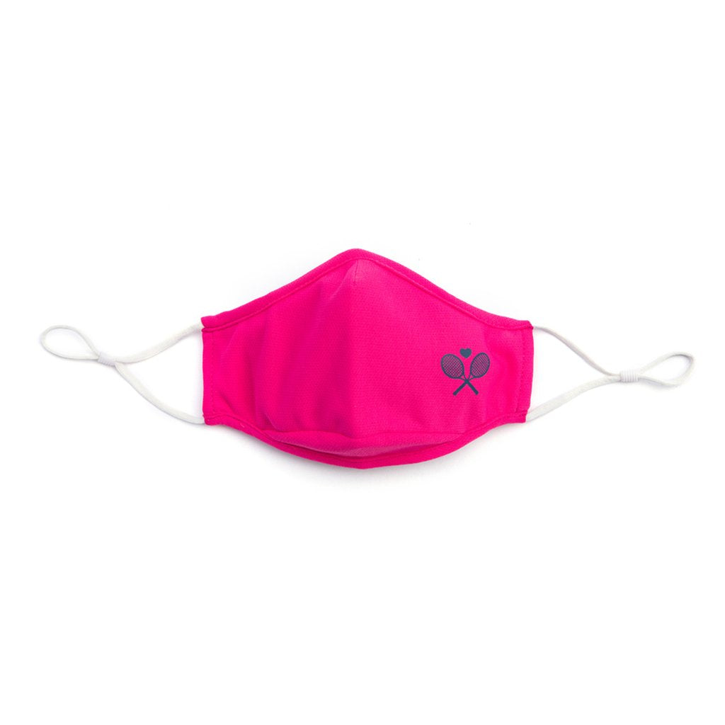 Ame & Lulu Tennis Cool Fit Face Mask (Hot Pink)