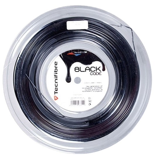 04RBL124XB Tecnifibre Black Code 17g Tennis String (Reel)