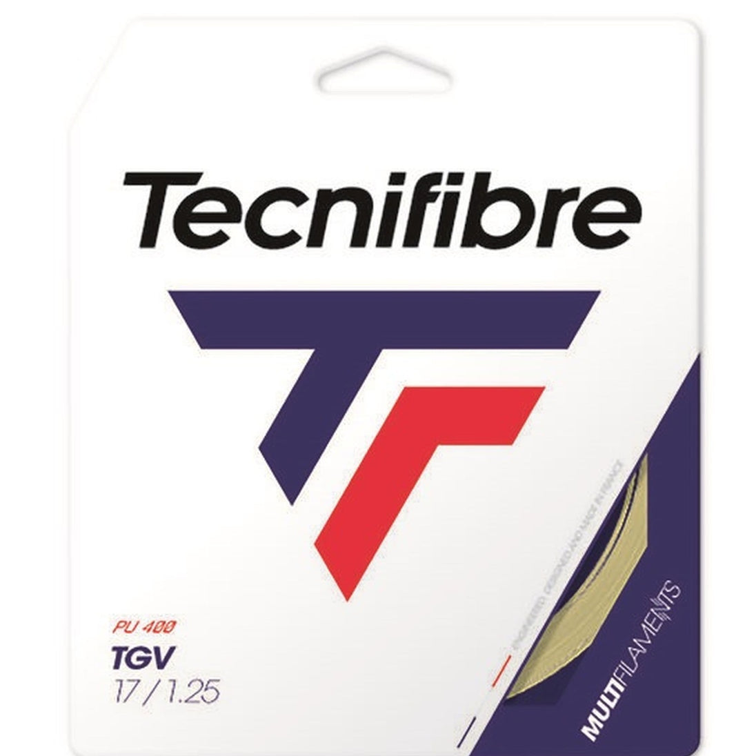 01GTG125XN Tecnifibre TGV 17g Tennis String (Set)