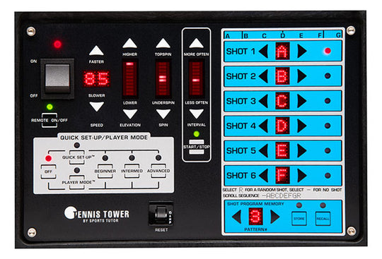 STTTIOD Sports Tutor Tennis Tower IO Deluxe Ball Machine w/ Remote Option