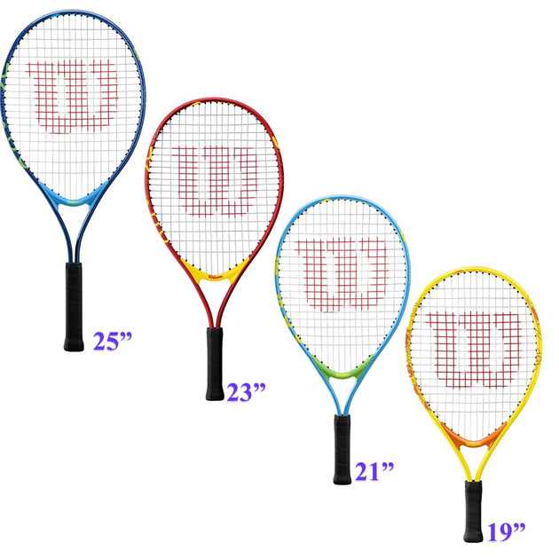 Wilson US Open Junior Tennis Racquet, Red Felt Tennis Balls