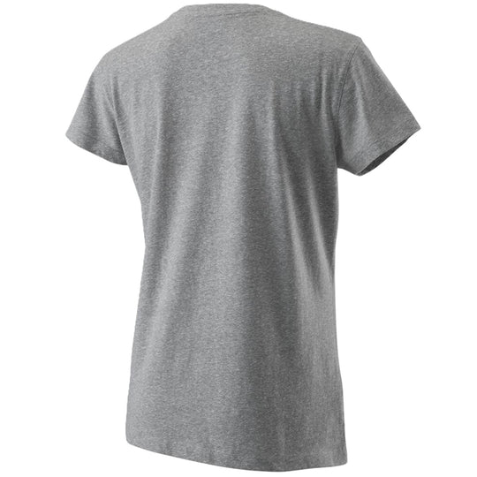 wra781202 Wilson Women's Blur W Tech Tennis Tee (Heather Gray)