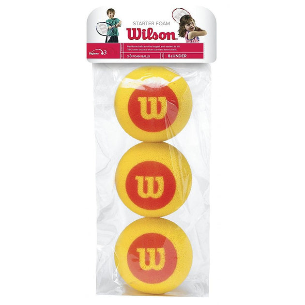 Wilson US Open Junior Tennis Racquet, Red Foam Tennis Balls