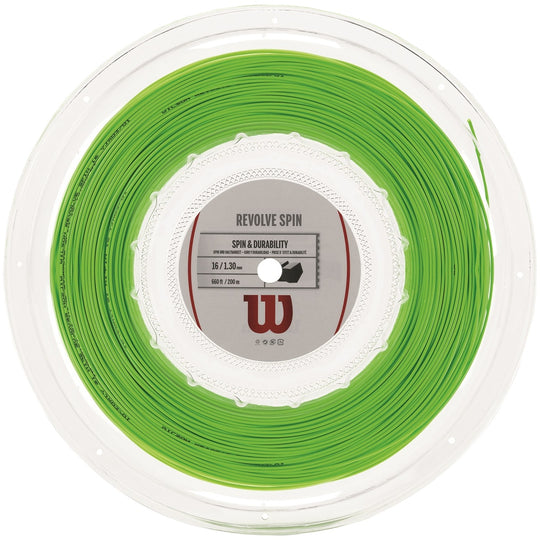 Wilson Revolve Spin 16g Tennis String (Reel) - Green