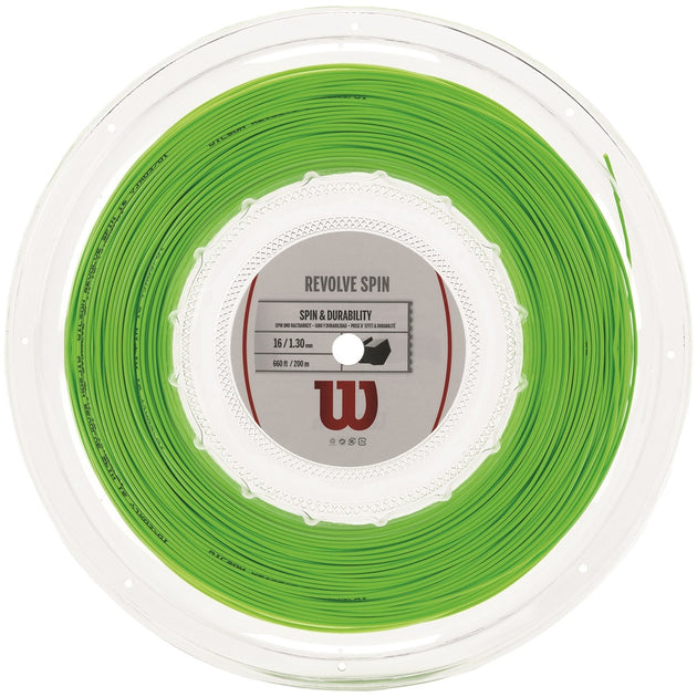 Wilson Revolve Spin 16g Tennis String (Reel) - Green