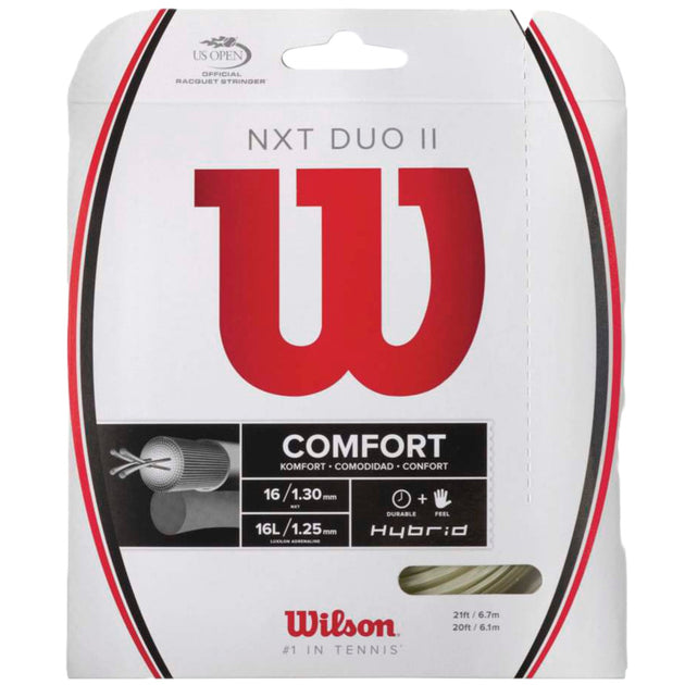 wrz948900 Wilson NXT Duo II Hybrid Tennis String (Set)