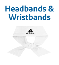 Wimbledon White Tennis Headbands & Wristbands