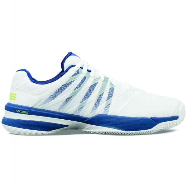 K-Swiss Men's UltraShot 2 Tennis Shoes (White/Limoges/Sharp Green)