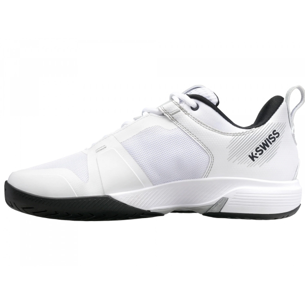 K-Swiss Men's Ultrashot Team Tennis Shoes (White/Black/High Rise)