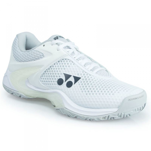 Yonex Women's Power Cushion Eclipsion II Tennis Shoe (White/Silver)