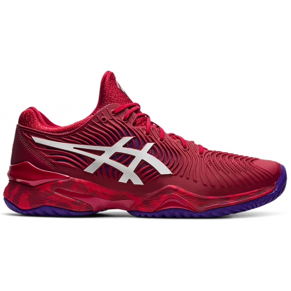 Asics Men's Court FF Novak Tennis Shoes (Cranberry/White)