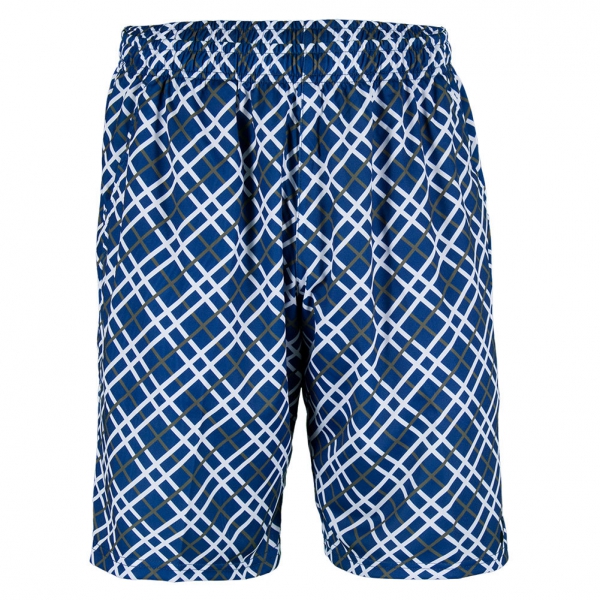 Yonex Men's Wawrinka Australian Open Tennis Shorts (Plaid Blue) - Do It ...
