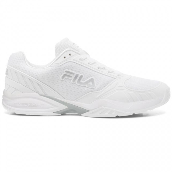 Fila Men's Volley Zone Pickleball Court Shoes (WHT/MSIL/WHT)