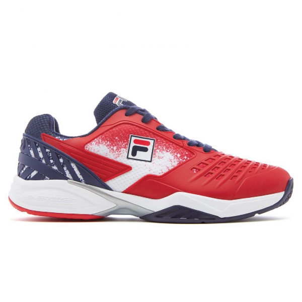 fila red white and blue