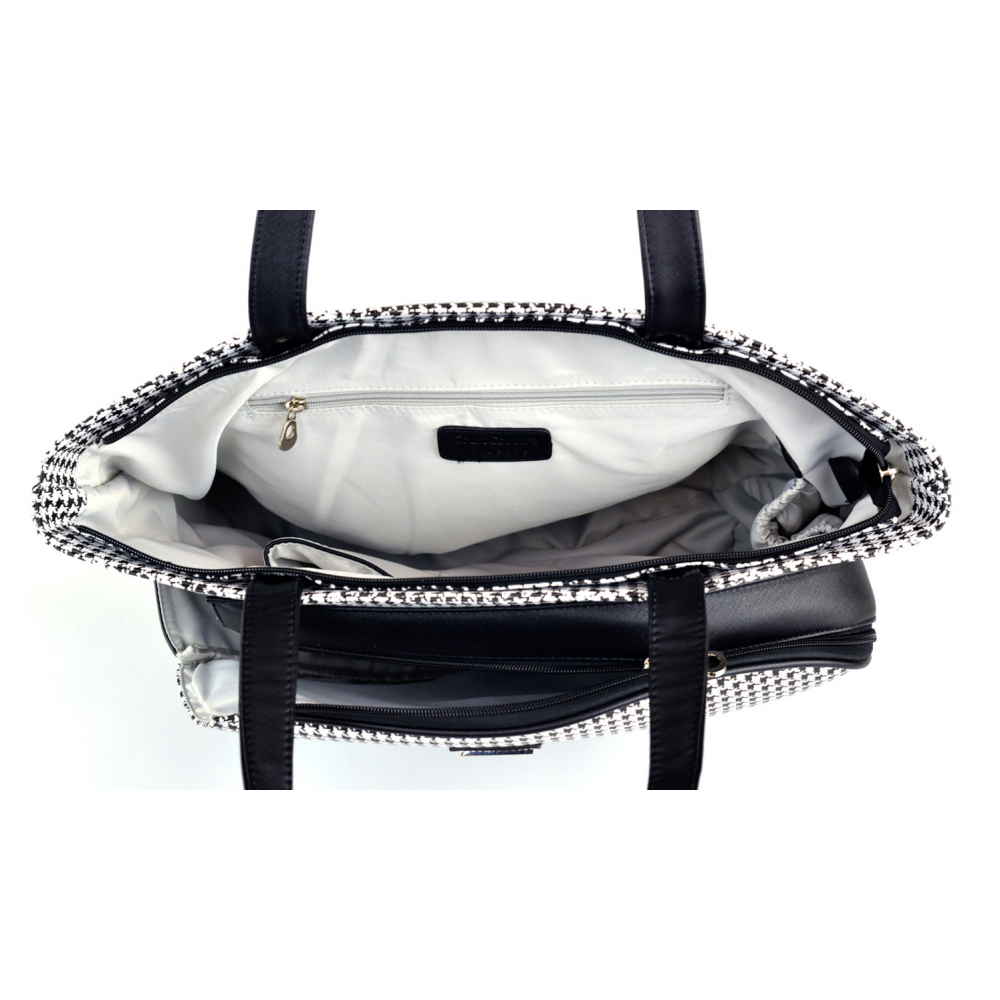 Court Couture Cassanova Perforated Black Tennis Bag