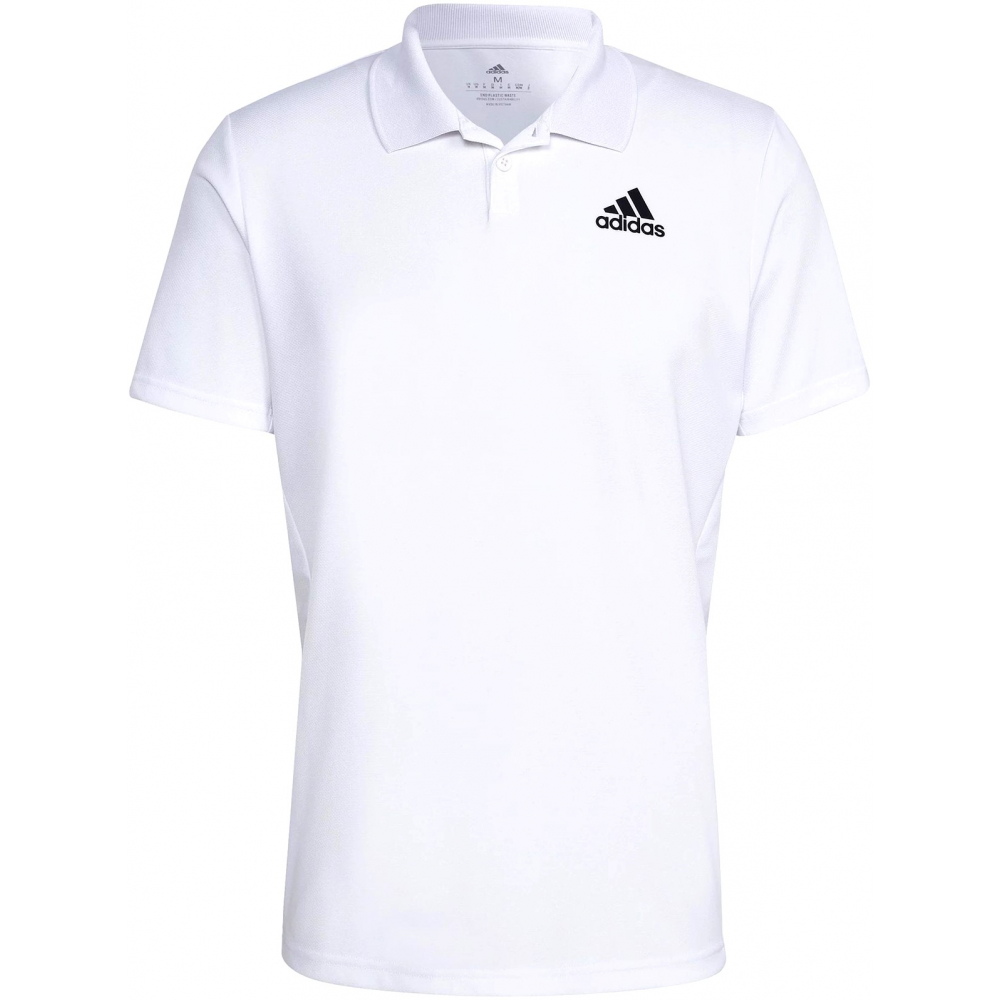 Adidas Men's Club Pique Tennis Polo (White)