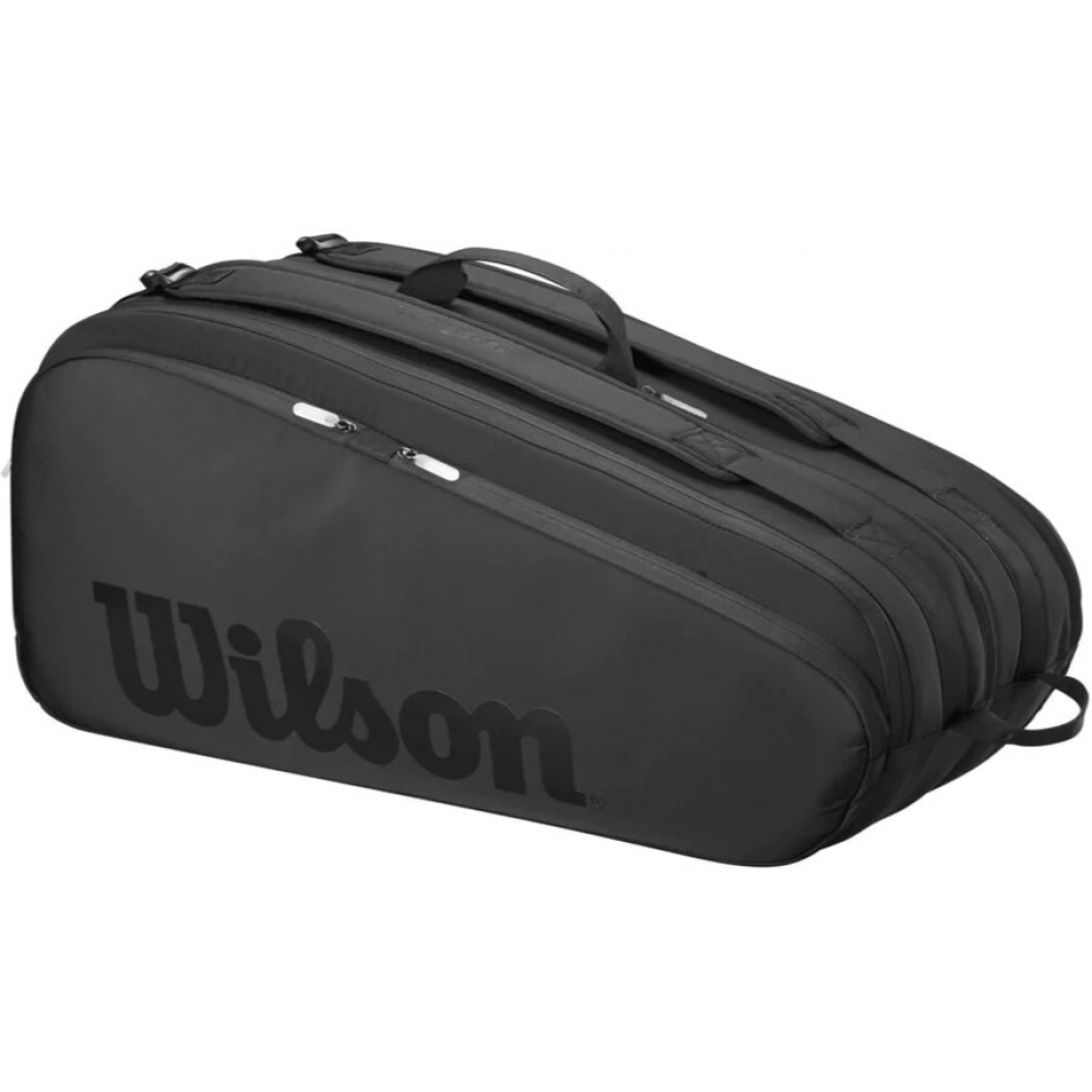 Wilson Noir Tour 12 Pack LTD Tennis Bag (Black)