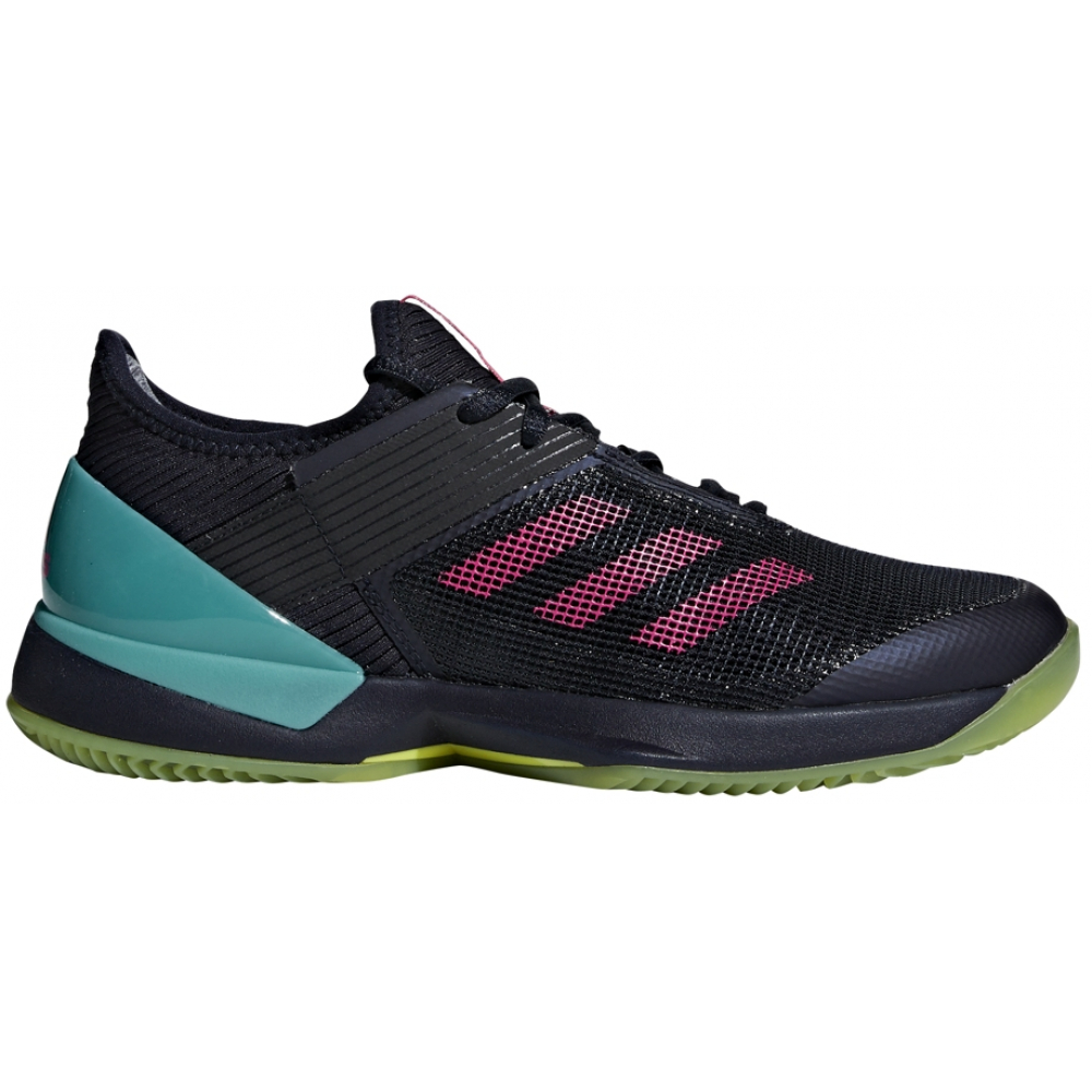 Adidas Womens Adizero Ubersonic 30 Tennis Shoes Legend Inkshock Pinkhi Res Aqua 1331