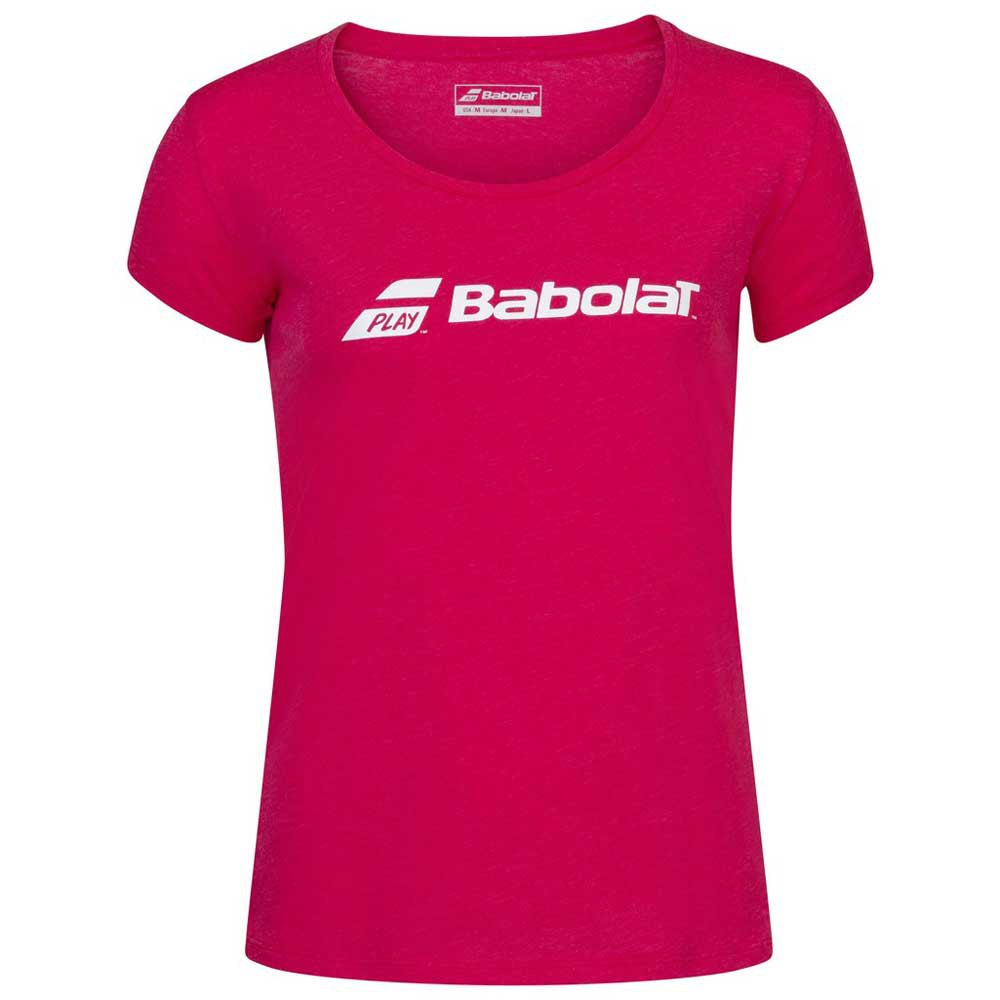 Babolat Girls' Exercise Tennis Training Tee (Red Rose/Heather)